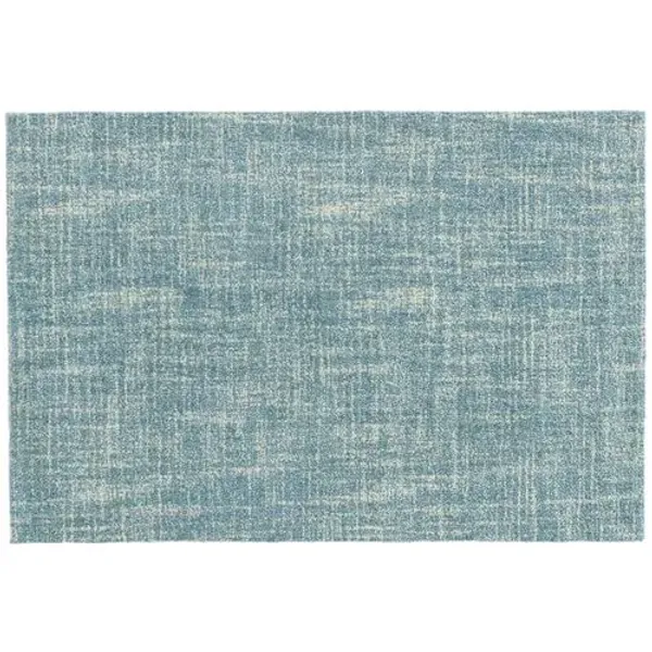 Cross-Hatch Rug - DASH & ALBERT - Handcrafted - Blue - Blue