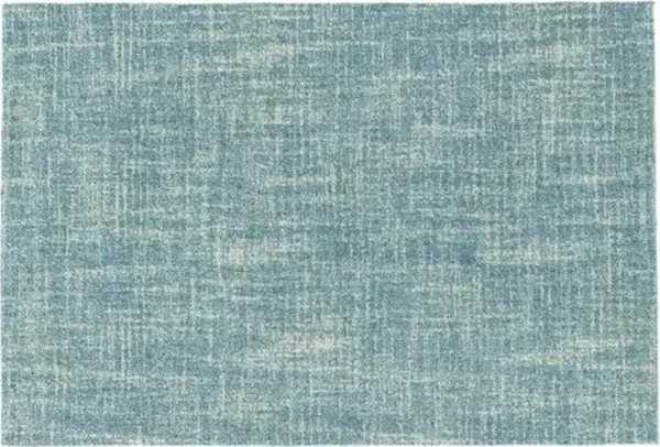 Cross-Hatch Rug - DASH & ALBERT - Handcrafted - Blue - Blue