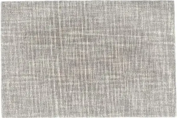 Cross-Hatch Rug - DASH & ALBERT - Handcrafted - Gray - Gray