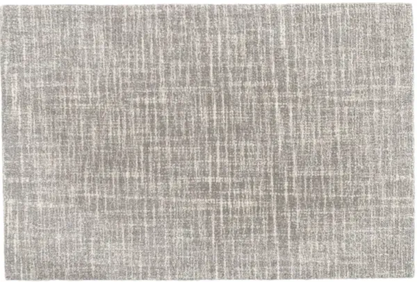 Cross-Hatch Rug - DASH & ALBERT - Handcrafted - Gray - Gray