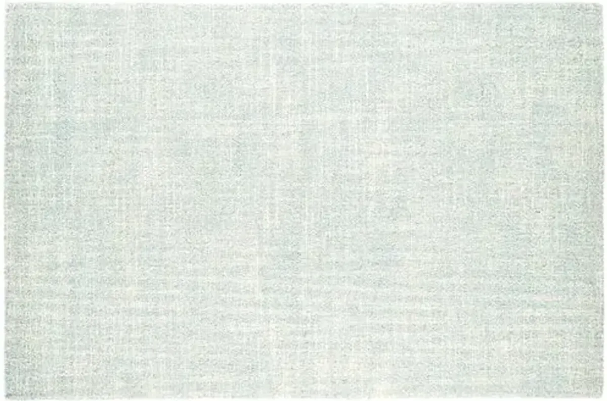 Cross-Hatch Rug - DASH & ALBERT - Handcrafted - Blue - Blue