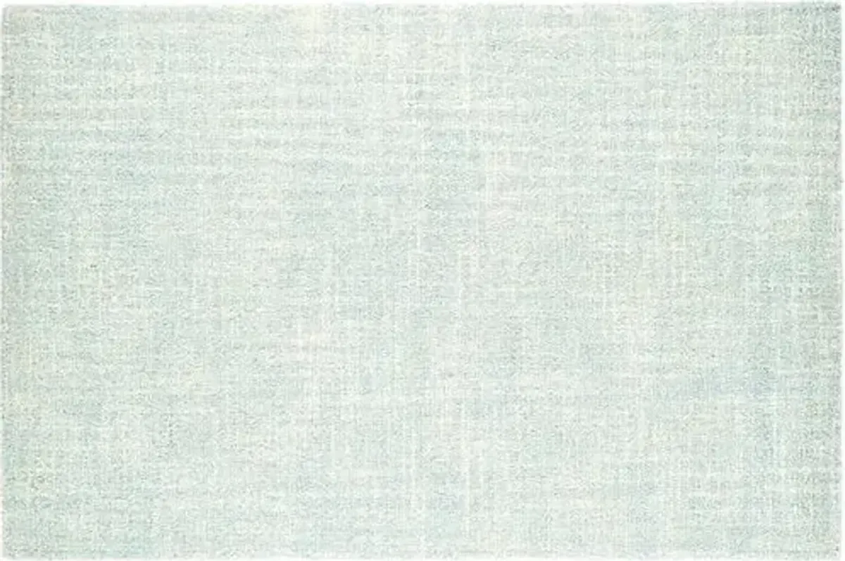 Cross-Hatch Rug - DASH & ALBERT - Handcrafted - Blue - Blue