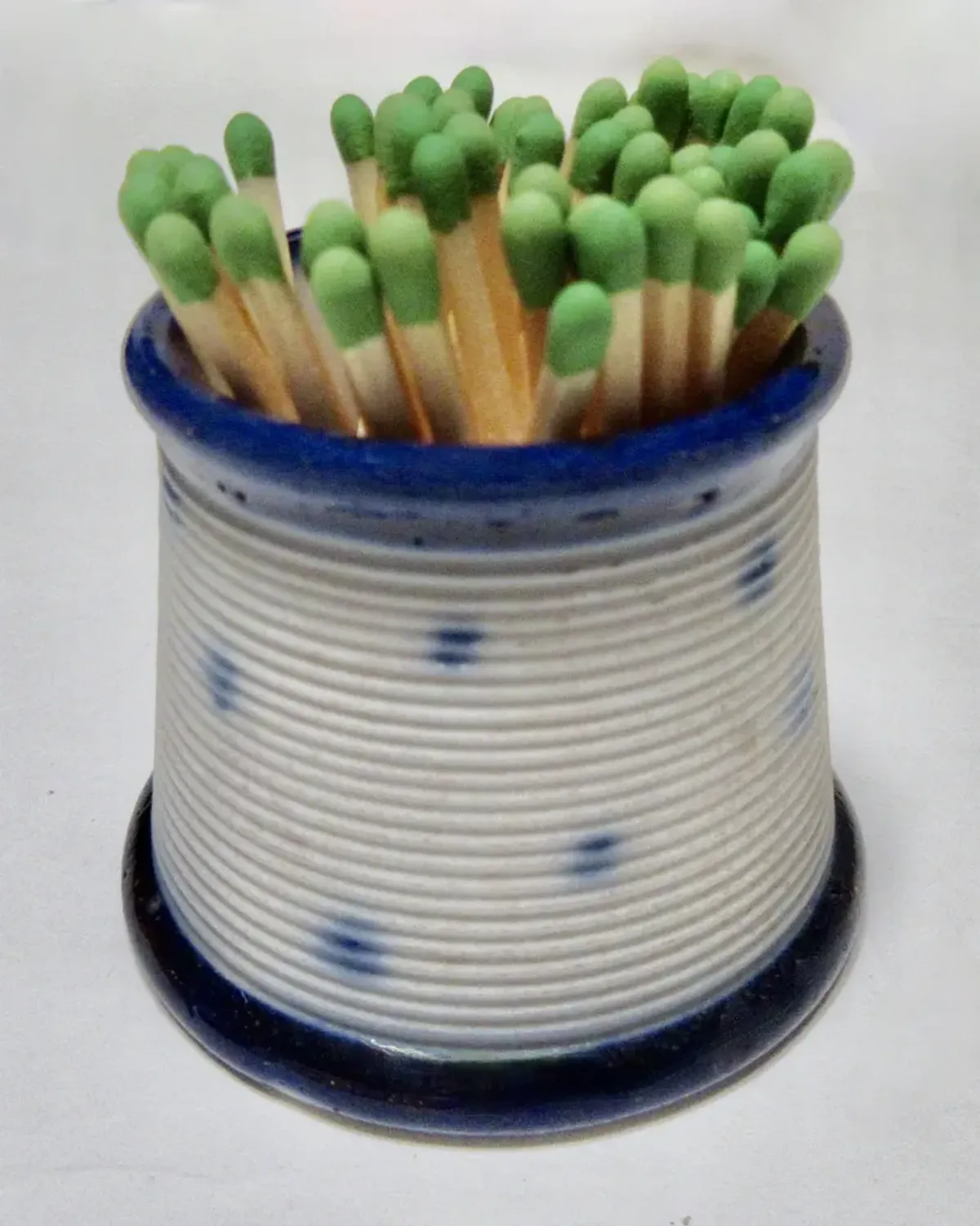 Limoges French Porcelain Match Striker - The Emporium Ltd. - Blue