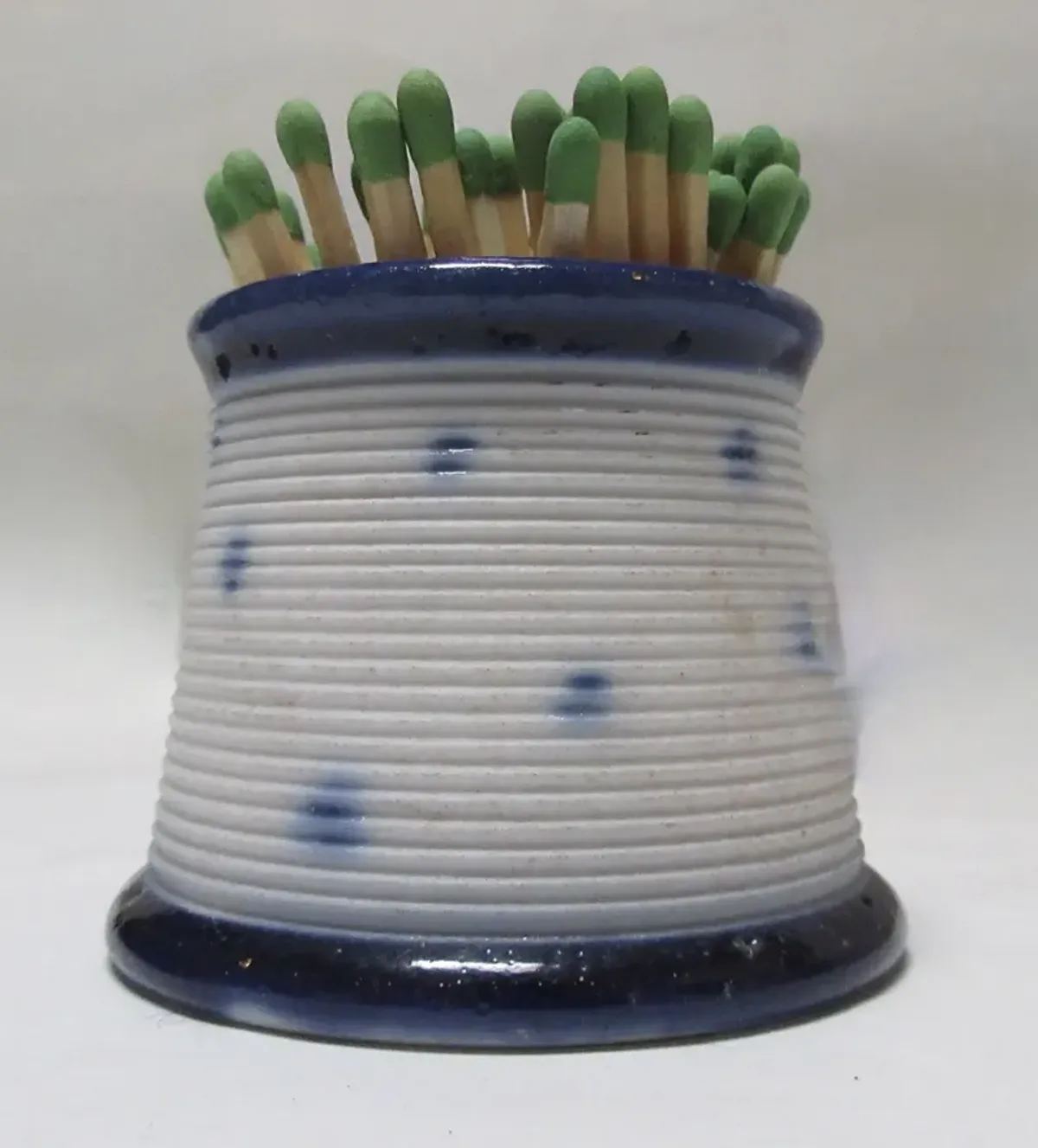 Limoges French Porcelain Match Striker - The Emporium Ltd. - Blue