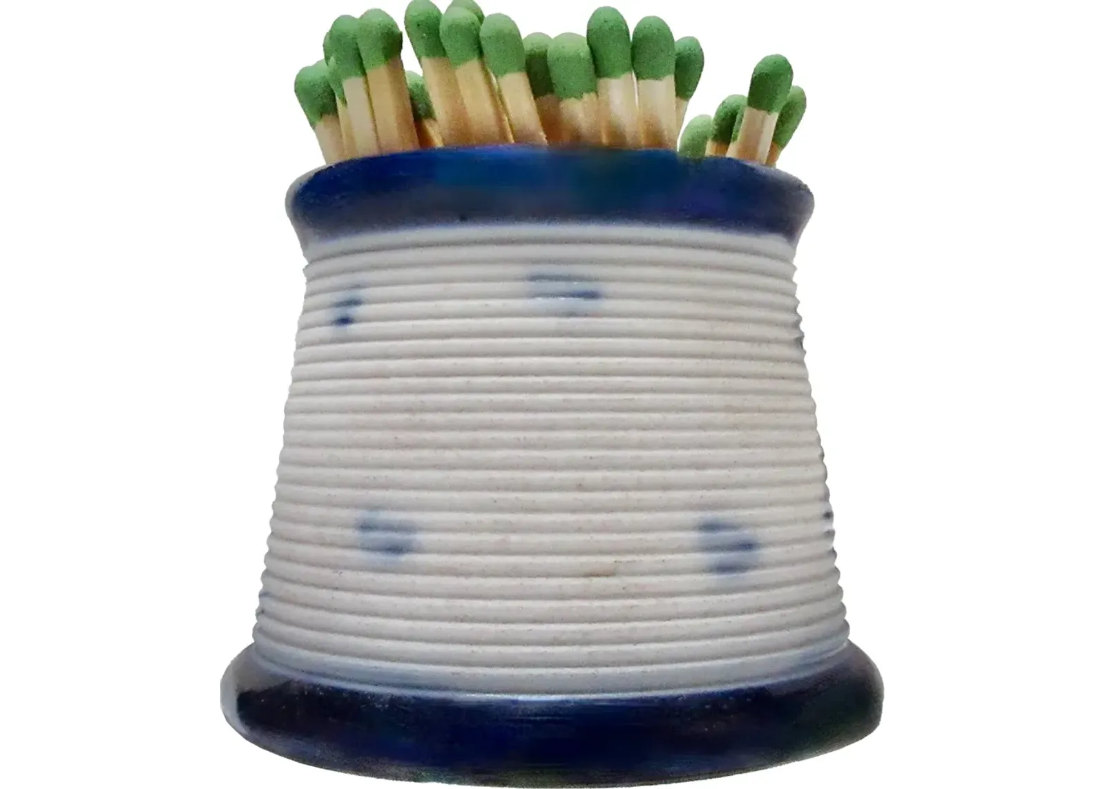 Limoges French Porcelain Match Striker - The Emporium Ltd. - Blue