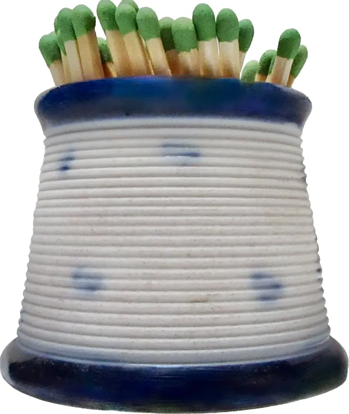 Limoges French Porcelain Match Striker - The Emporium Ltd. - Blue