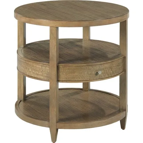 Dotty Side Table - Natural - Brown