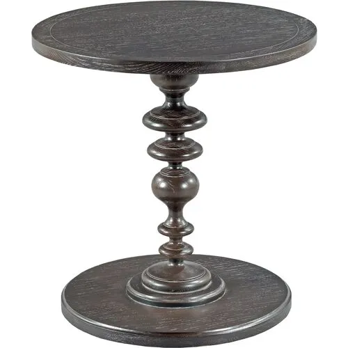 Astrid Side Table - Slate - Black