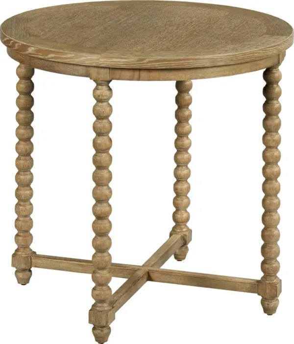 Kenzie Oak Lamp Table, Natural