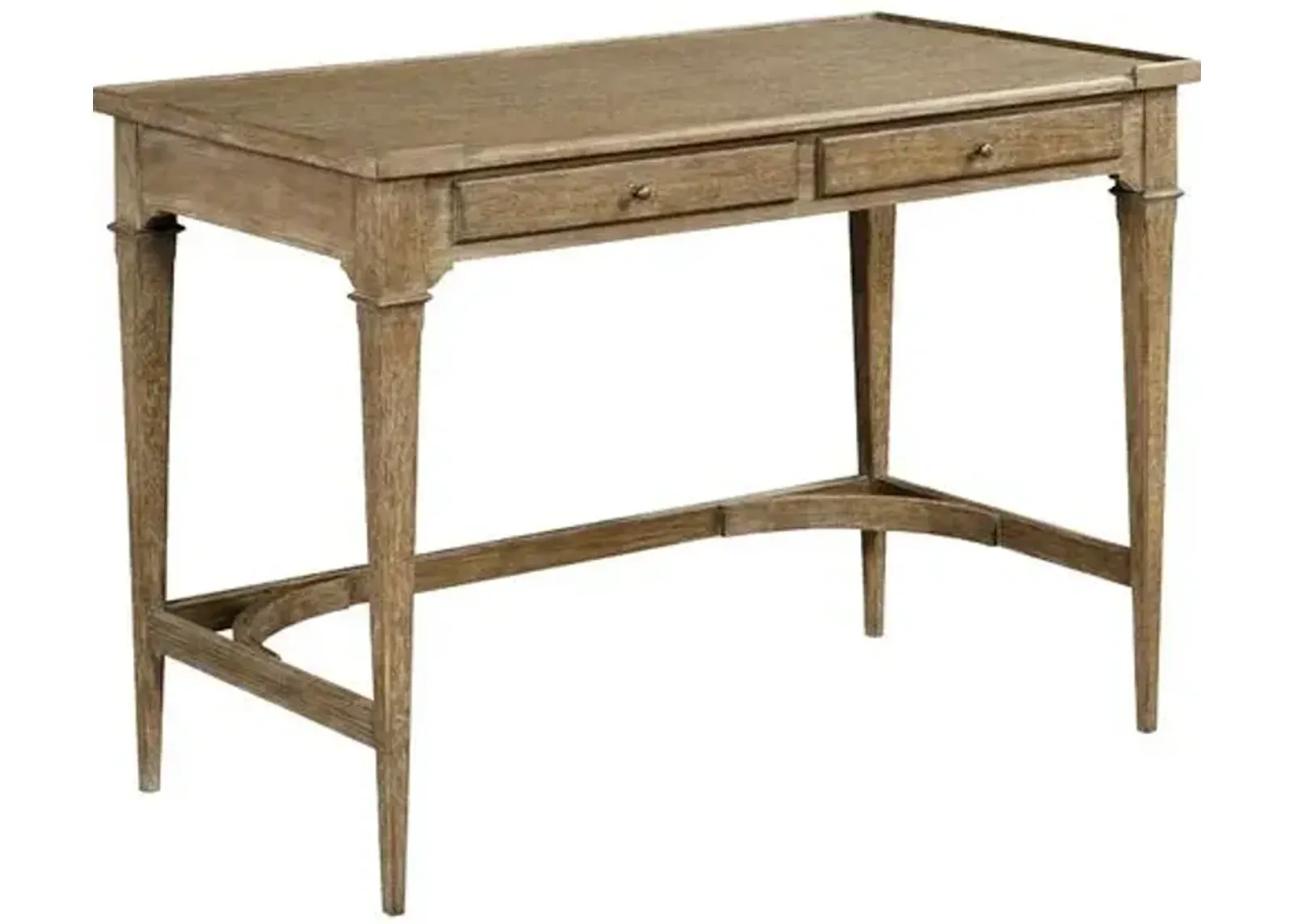 Kenzie Desk - Natural/Bronze - Brown