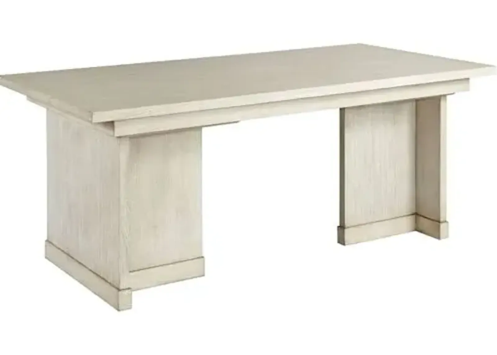 Leonor Executive Desk - Ash - Beige