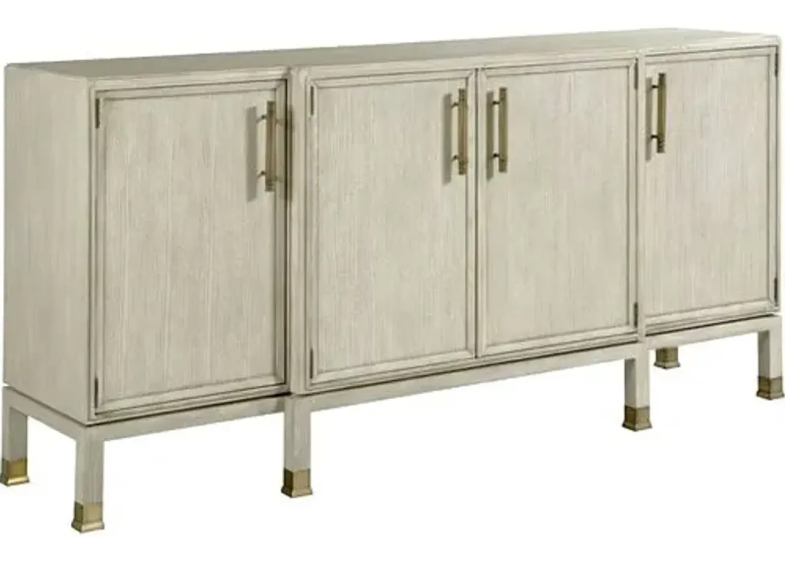 Adele Sideboard - Ash/Brass - Beige