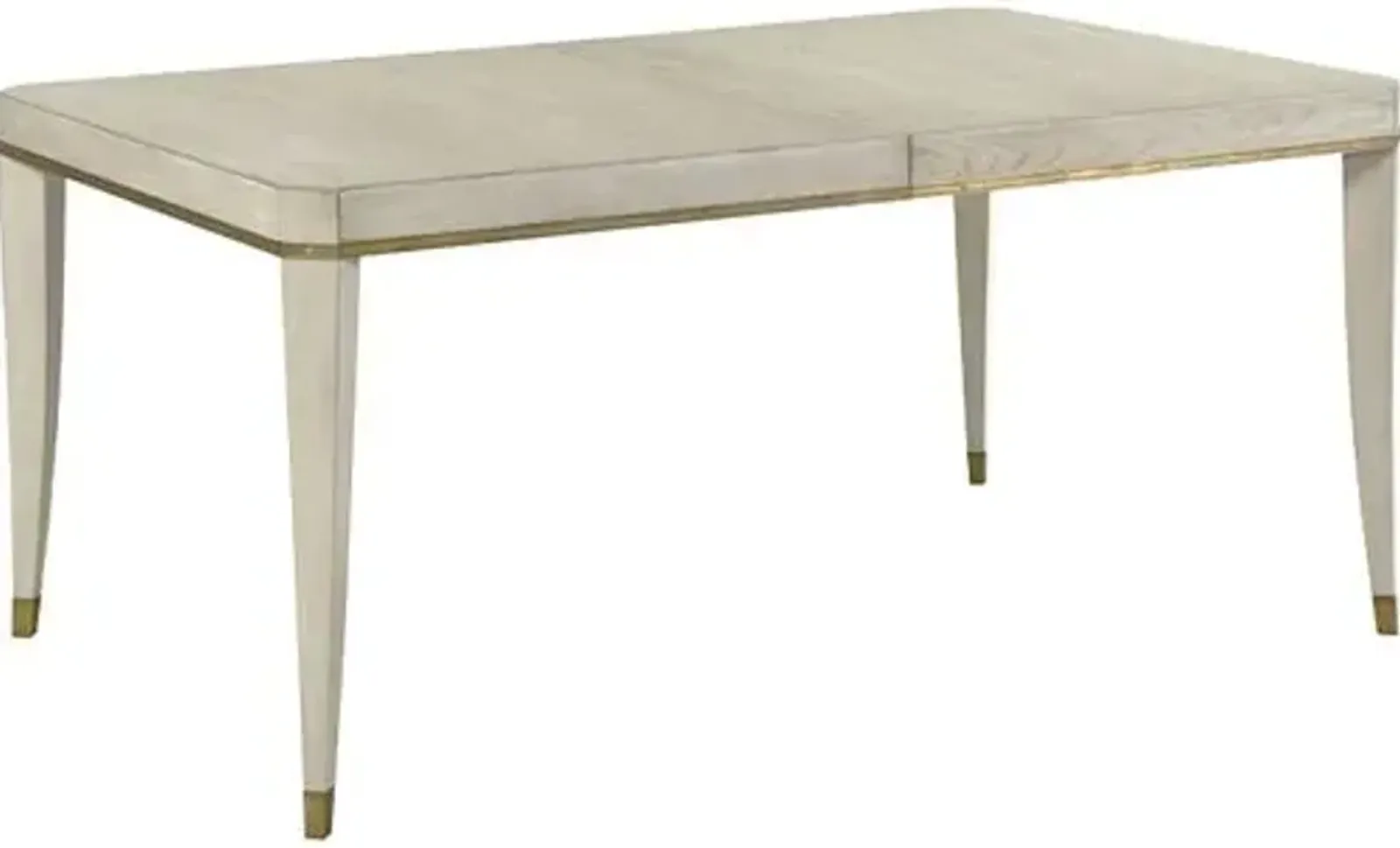 Adele Extension Dining Table - Ash/Brass