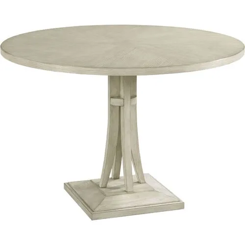 Adele 44" Round Breakfast Dining Table - Ash