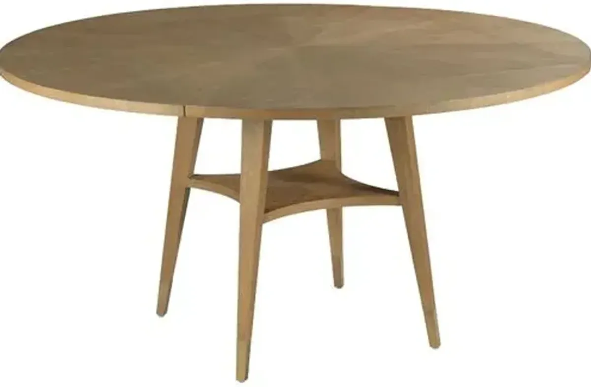 Fraya Round Expandable Dining Table - Natural