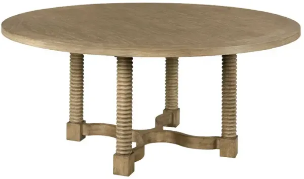 Roscoe 68" Round Dining Table - Natural