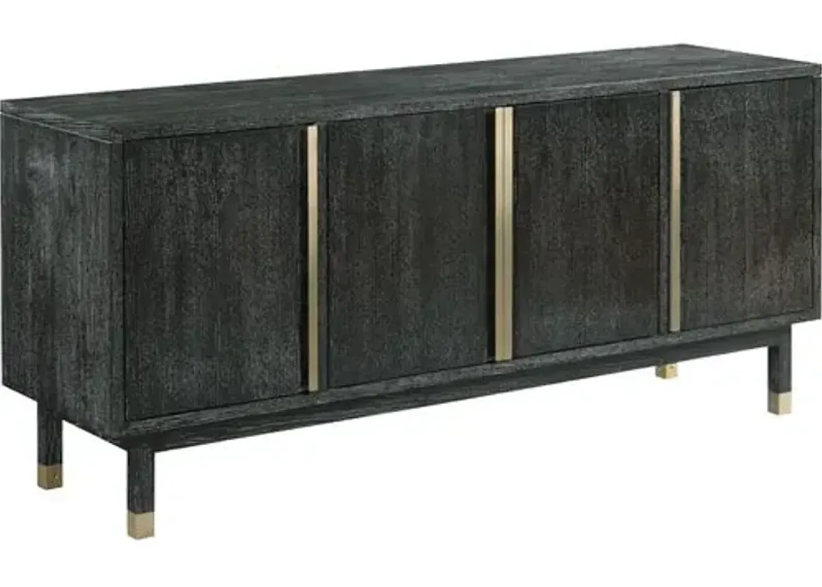 Archer Cabinet - Slate/Brass