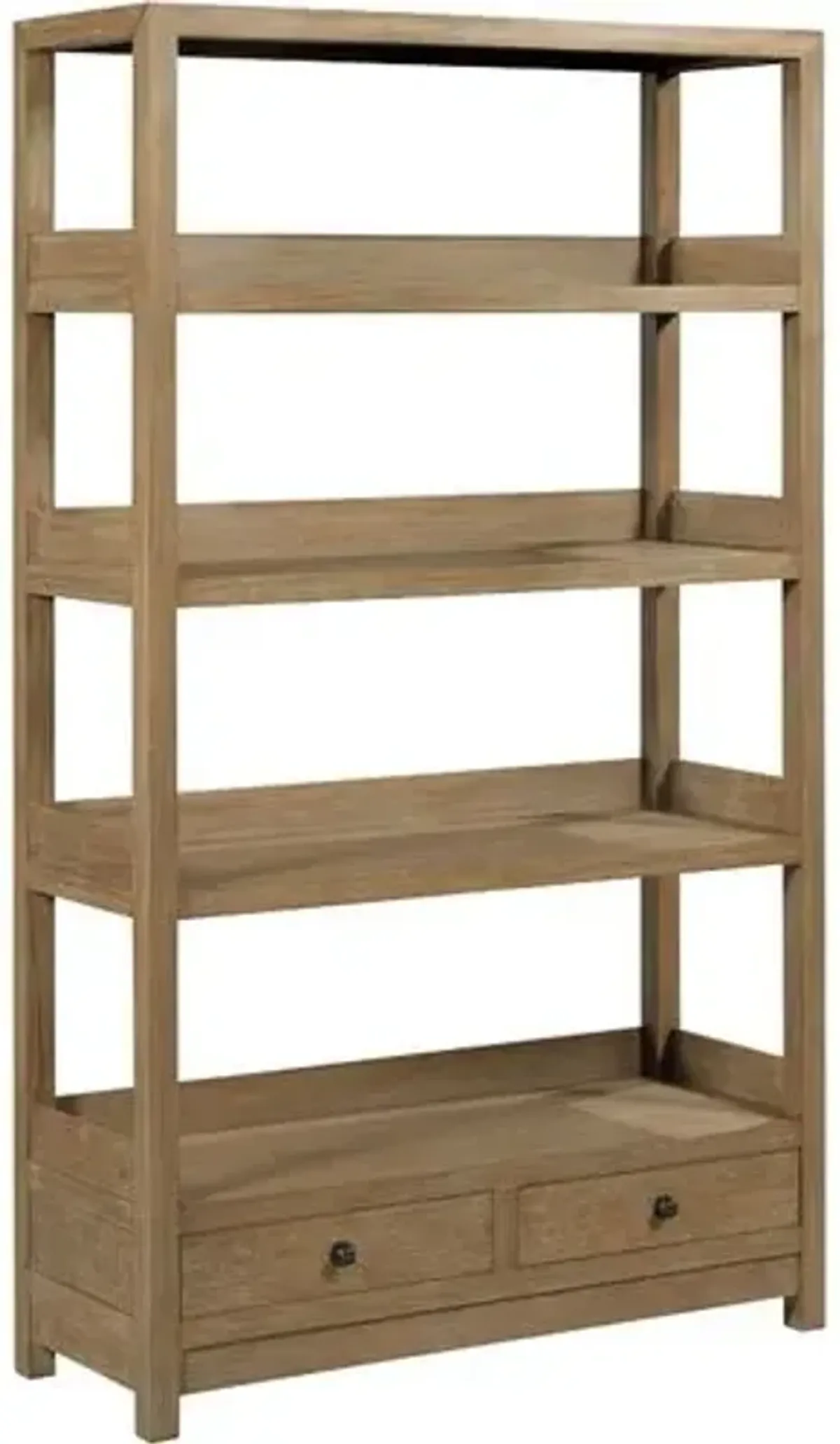 Dotty Bookcase - Natural/Bronze - Brown