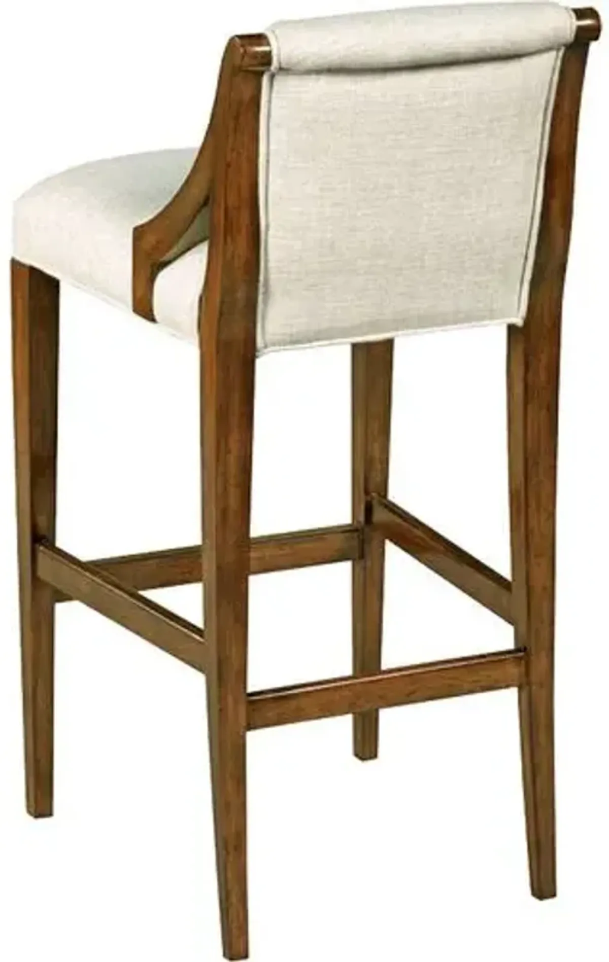 Kalen Barstool - Natural Linen - Ivory