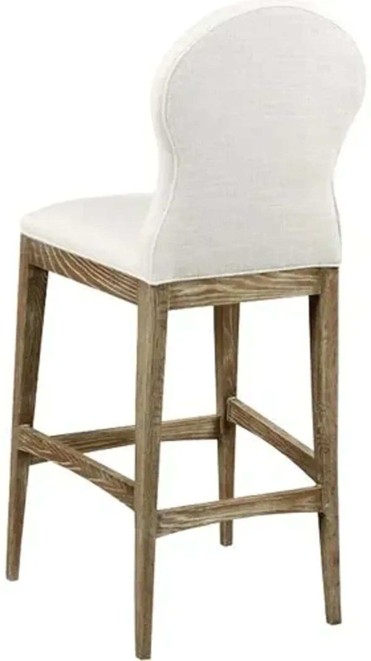 Allegra Barstool - Natural/Ivory Linen