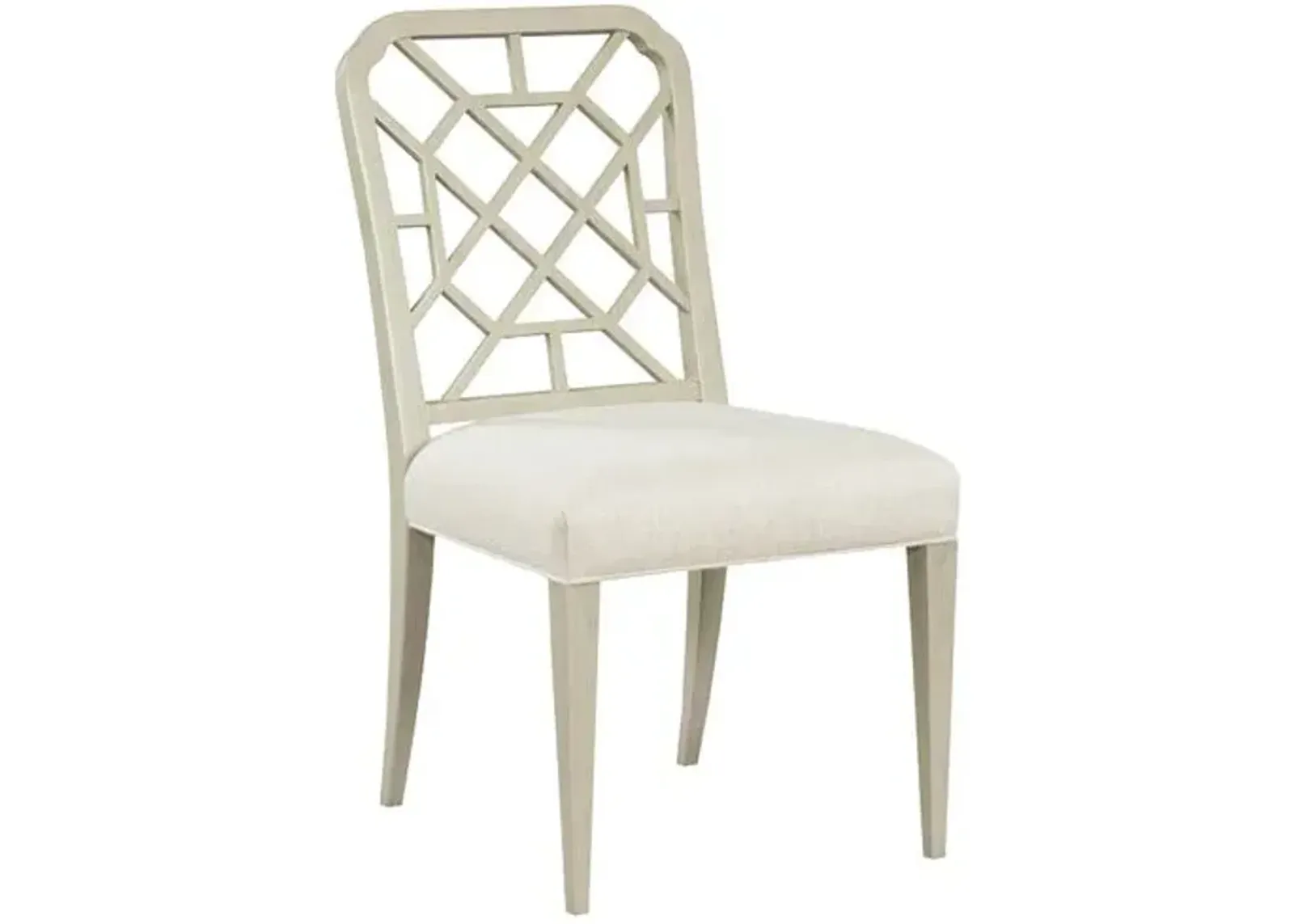 Penny Side Chair - Graystone/Linen - Ivory