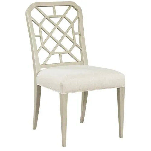 Penny Side Chair - Graystone/Linen - Ivory