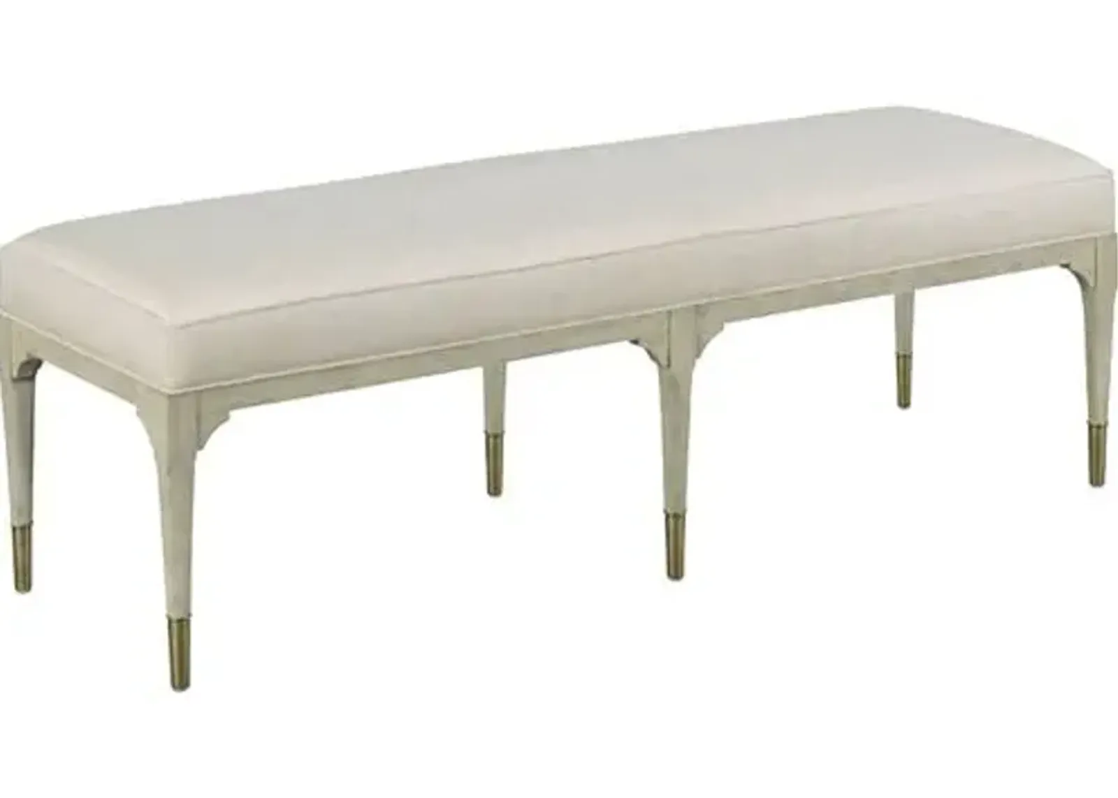 Noel Bench - Ash/Linen Performance - Ivory