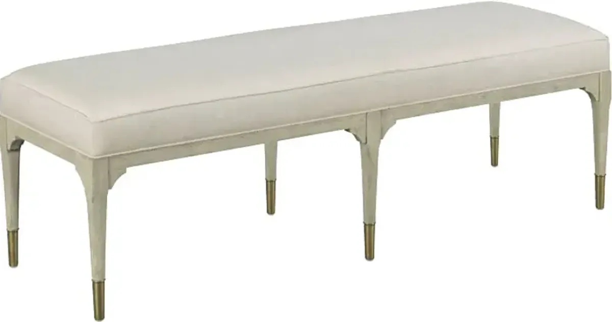 Noel Bench, Ash/Linen Performance