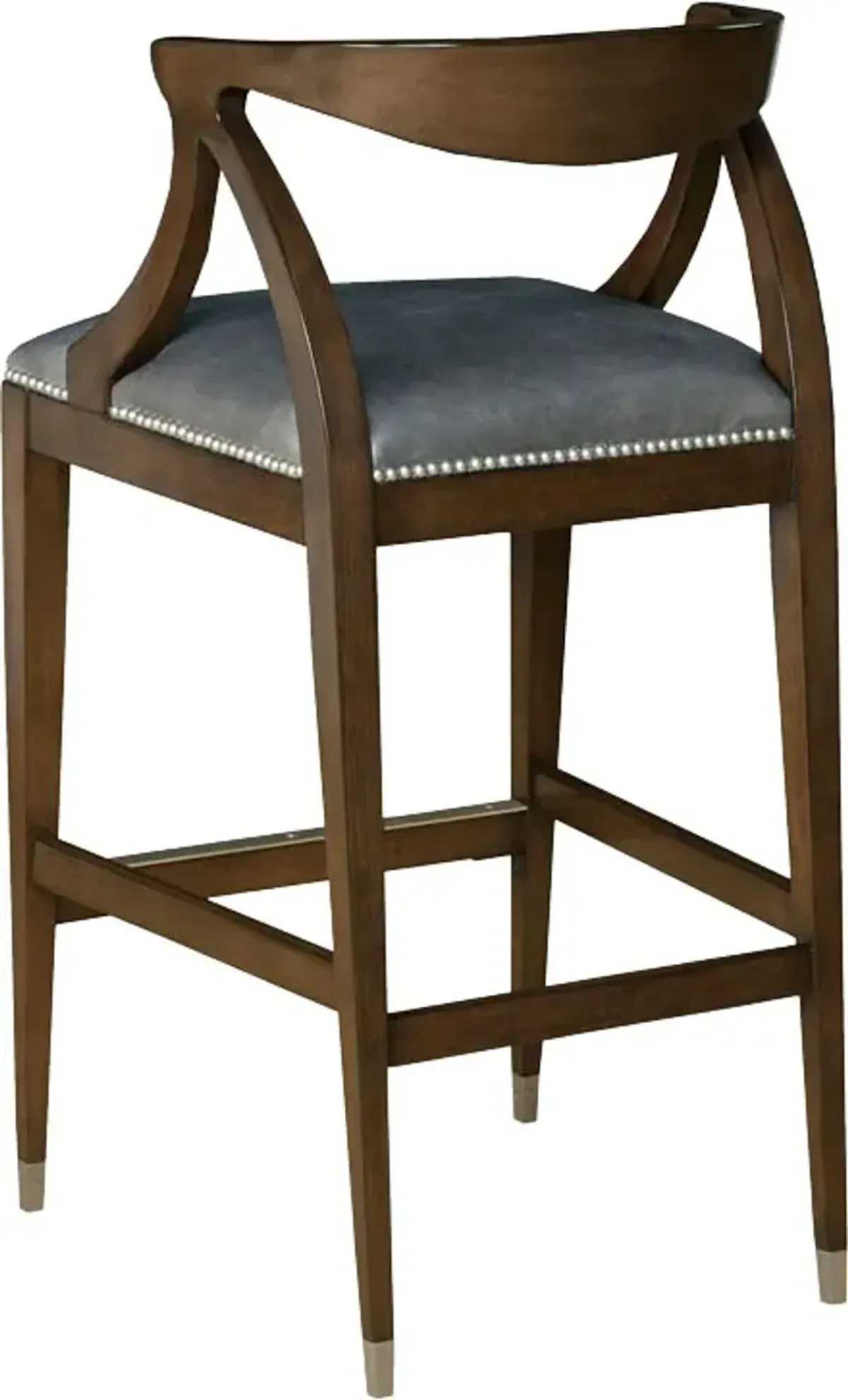 Tango Leather Counter Stool - Mink/Gray