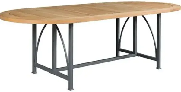 Quinn 92" Outdoor Dining Table - Natural Teak