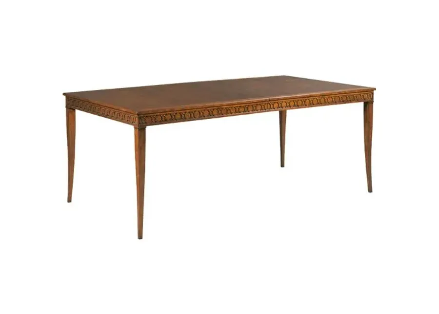 Deena Extension Dining Table - Cherry Bordeaux