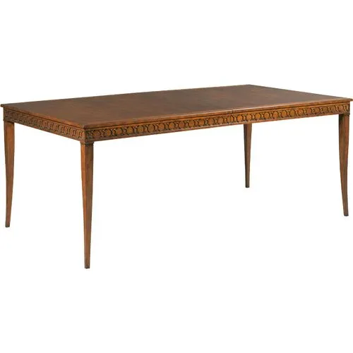 Deena Extension Dining Table - Cherry Bordeaux