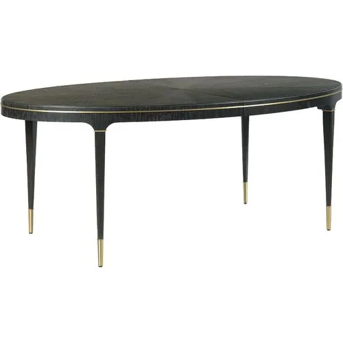 Archer Extension Dining Table - Slate/Brass