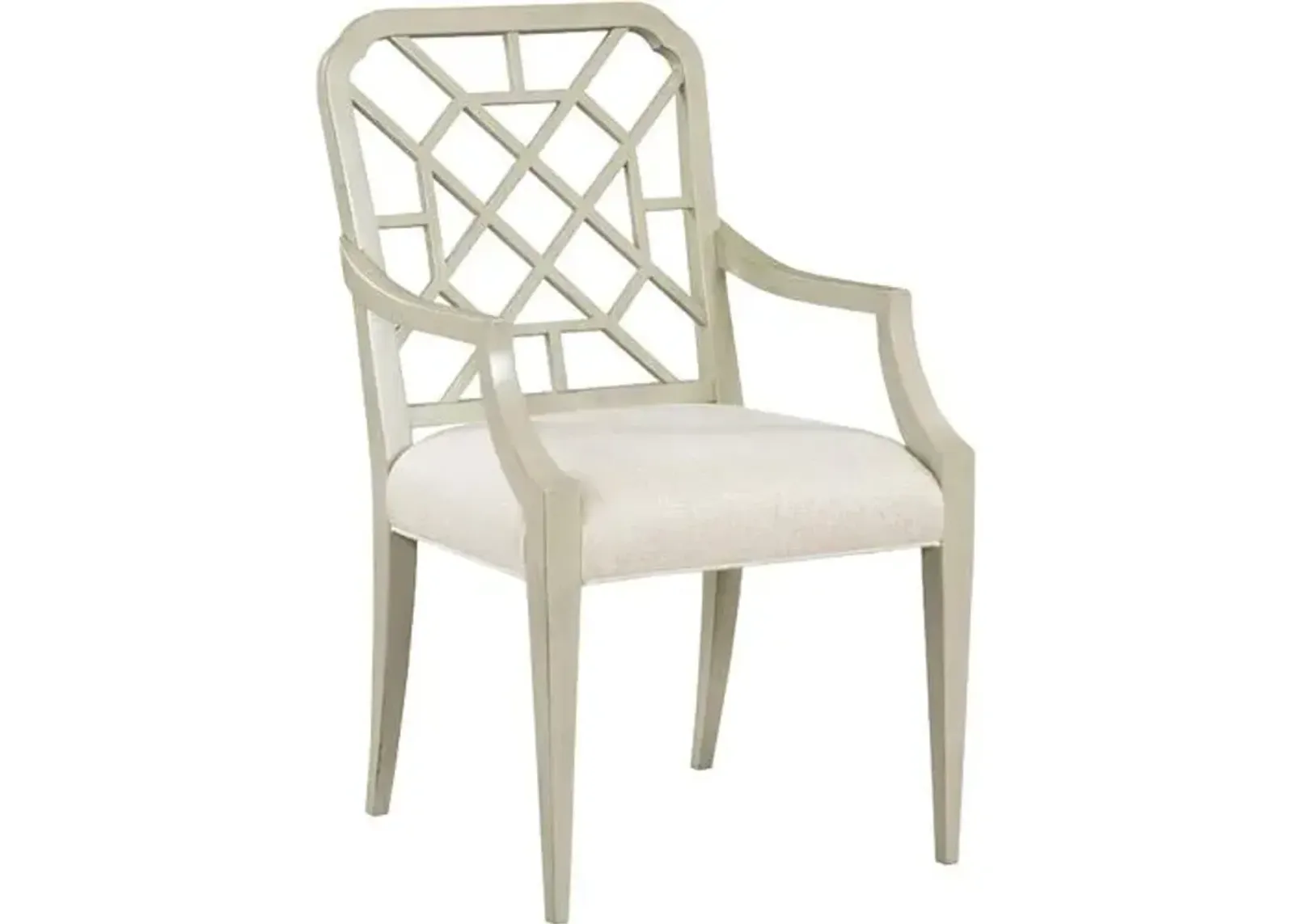 Penny Arm Chair - Graystone/Linen - Ivory