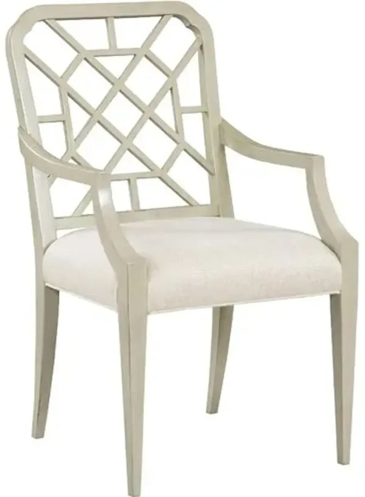 Penny Arm Chair - Graystone/Linen - Ivory