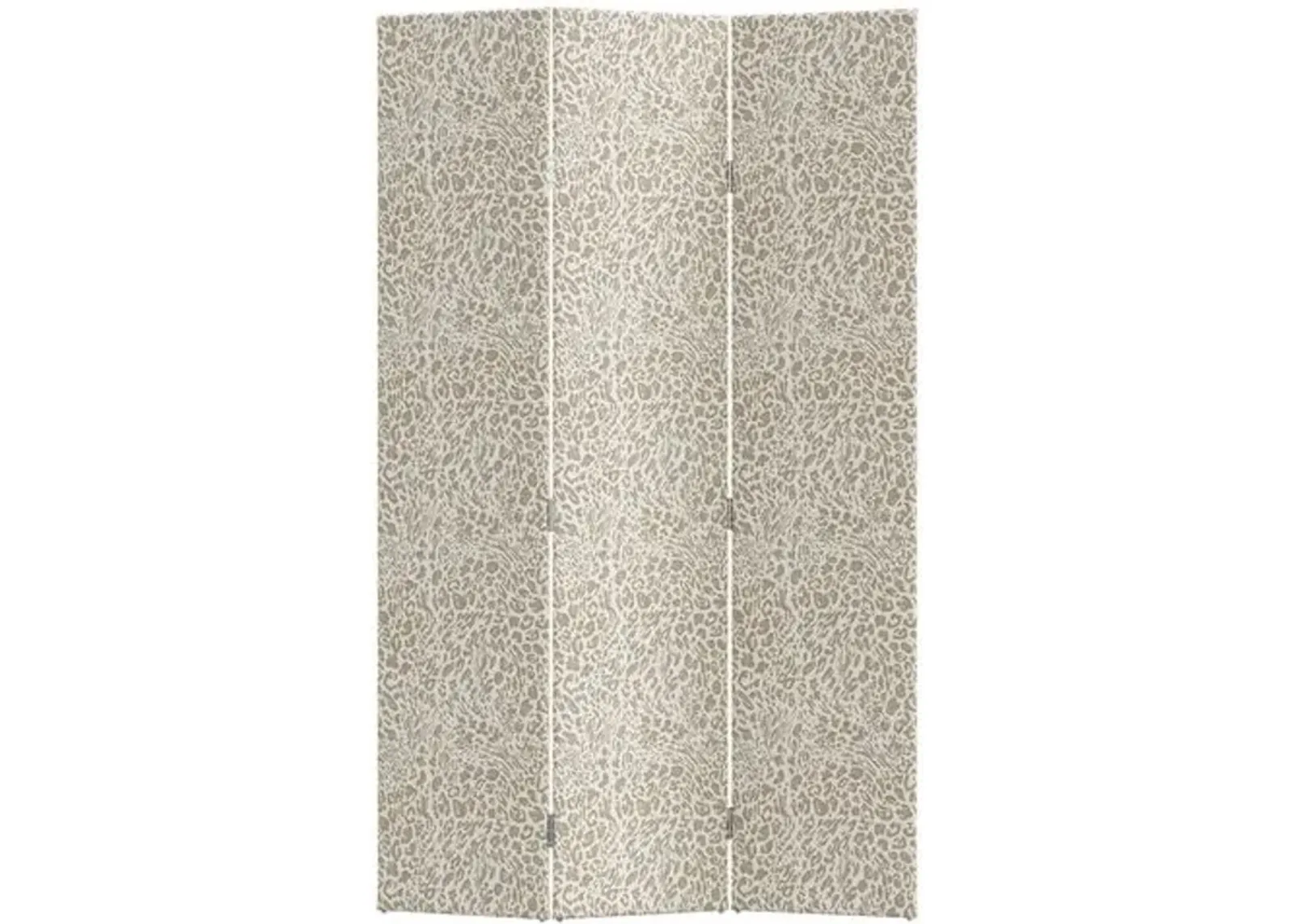 Melina Pounce Room Screen - Taupe - Handcrafted - Beige