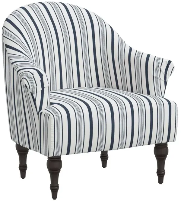 Charlotte Luli Stripe Accent Chair
