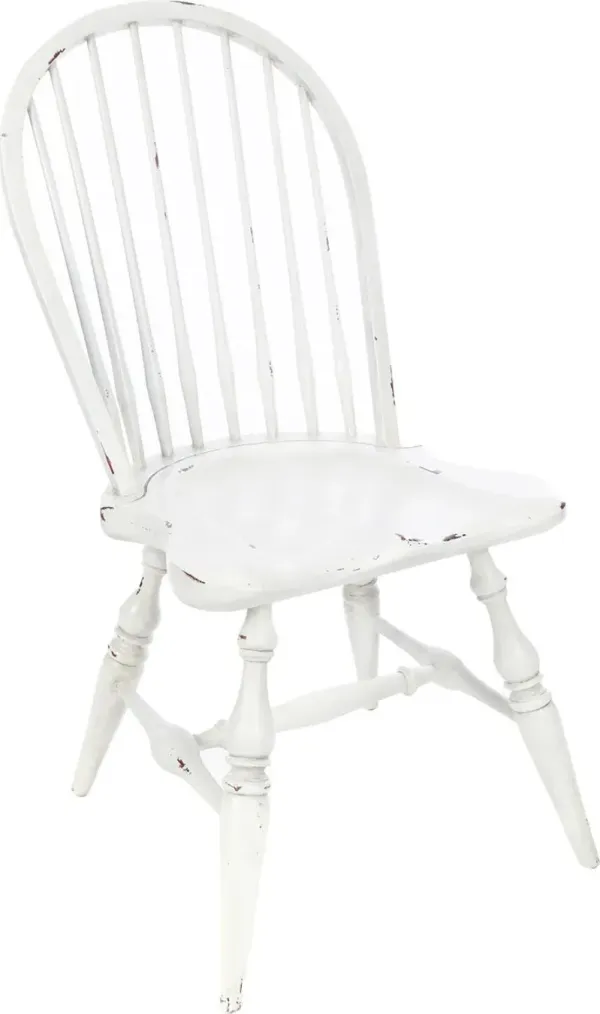 Meirit Windsor Side Chair, Antique White