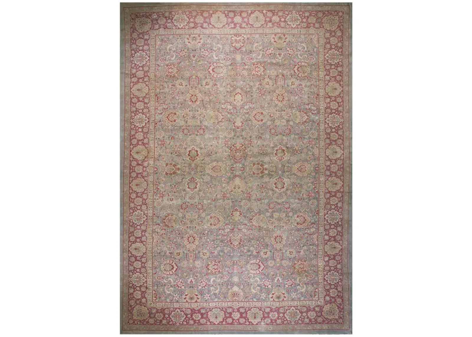 Early 20th Century N. Indian Lahore rug - blue - blue