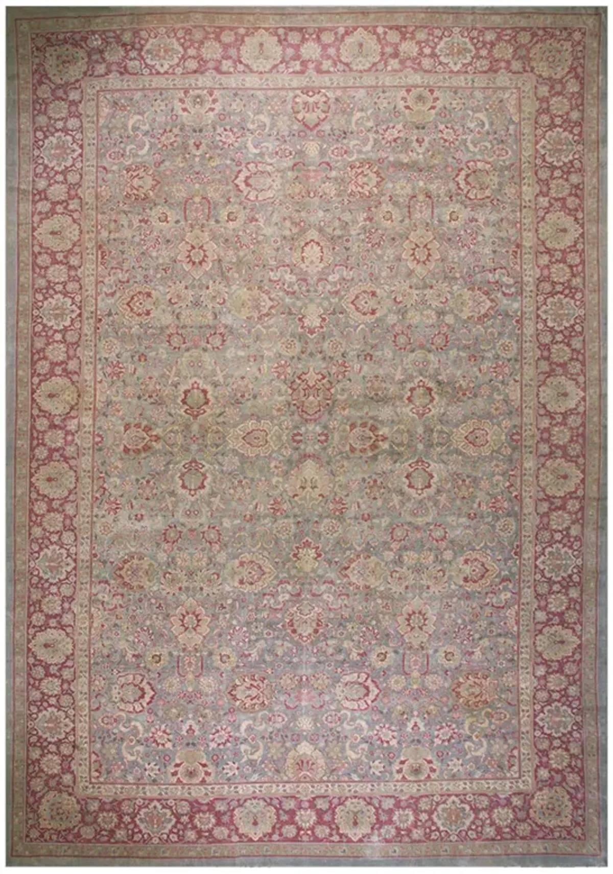 Early 20th Century N. Indian Lahore rug - blue - blue