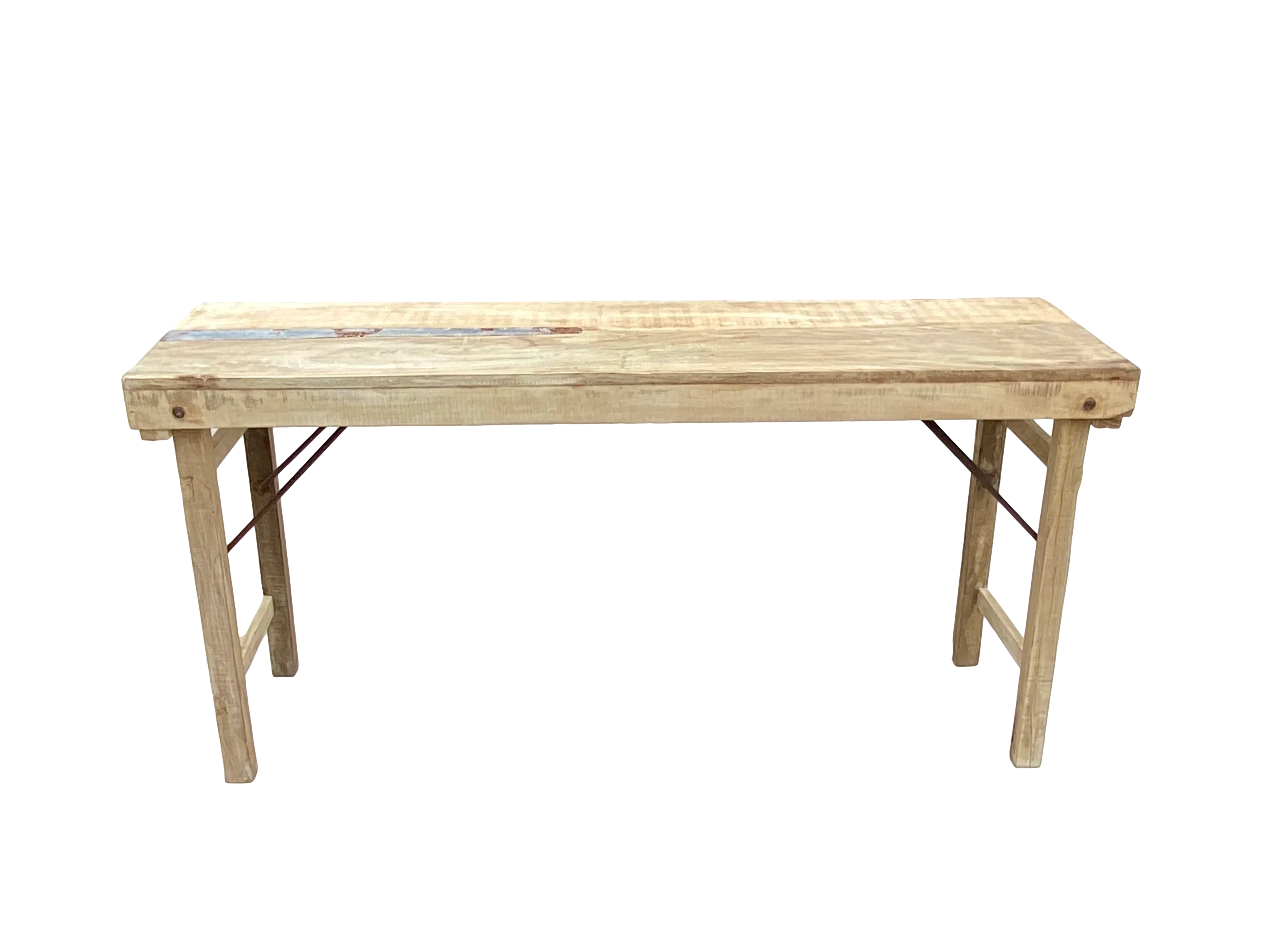 Rustic Elm Indian Wedding Table Console - Ballyhoo - Beige