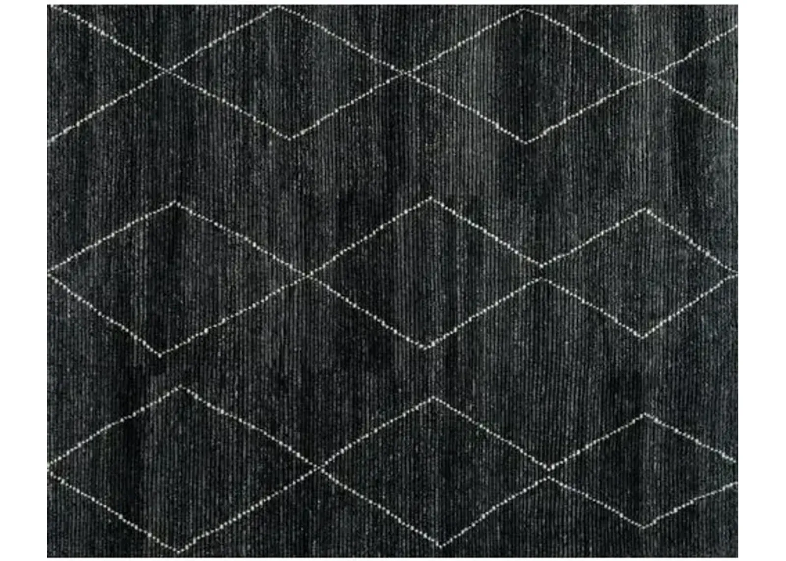 Baha Hand-Knotted Rug - Asphalt - STARK - Black - Black