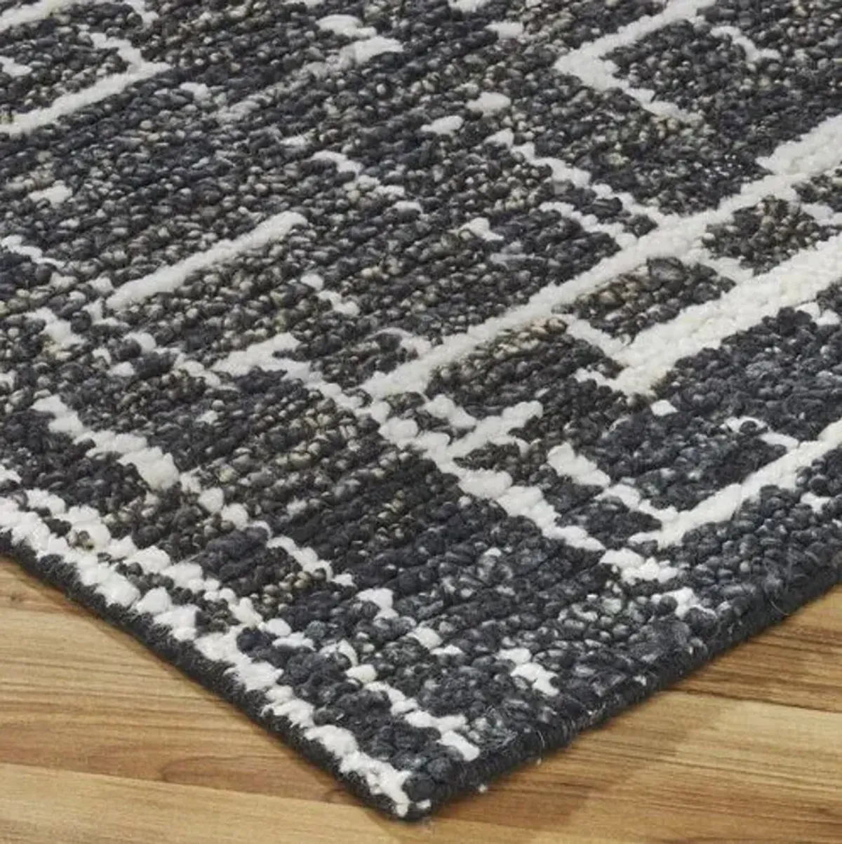 Cain Hand-Knotted Rug - Obsidian - STARK - Gray - Gray