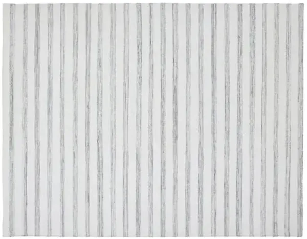 Jodell Hand-Knotted Rug - Silver - STARK - Handcrafted - Gray - Gray