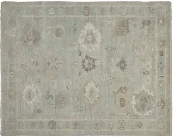 Lidia Hand-Knotted Rug - Mantis - STARK - Green - Green
