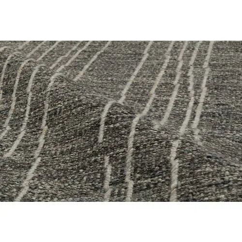 Nakita Hand-Knotted Rug - Charcoal - STARK - Gray - Gray