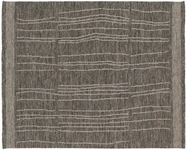 Nakita Hand-Knotted Rug - Charcoal - STARK - Gray - Gray