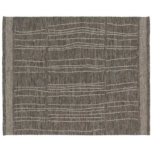 Nakita Hand-Knotted Rug - Charcoal - STARK - Gray - Gray