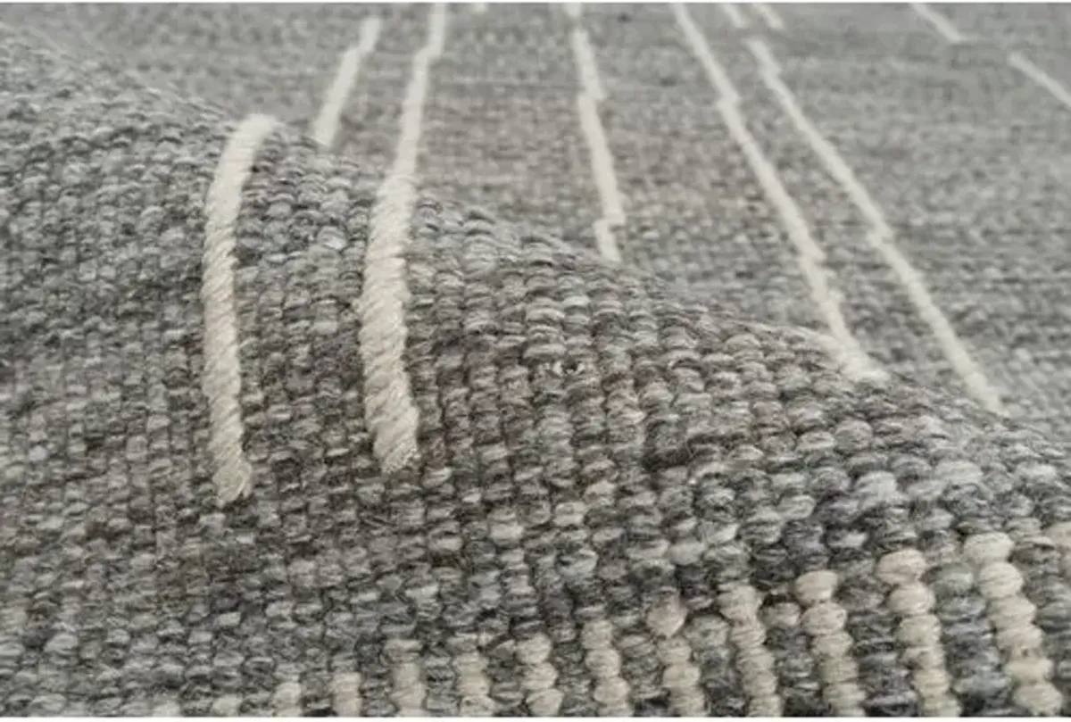 Nakita Hand-Knotted Rug - Gray Multi - STARK - Gray