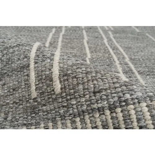 Nakita Hand-Knotted Rug - Gray Multi - STARK - Gray